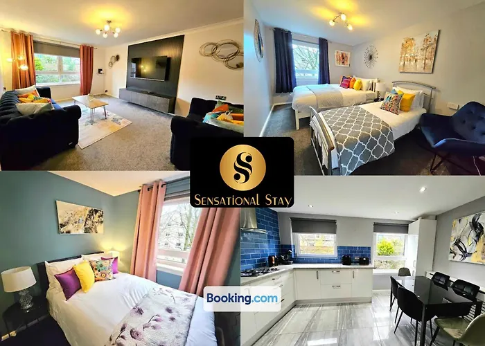 Lovely 3 Bedroom Apartment By Sensational Stay Short Lets & Service Accommodation With 6 Beds